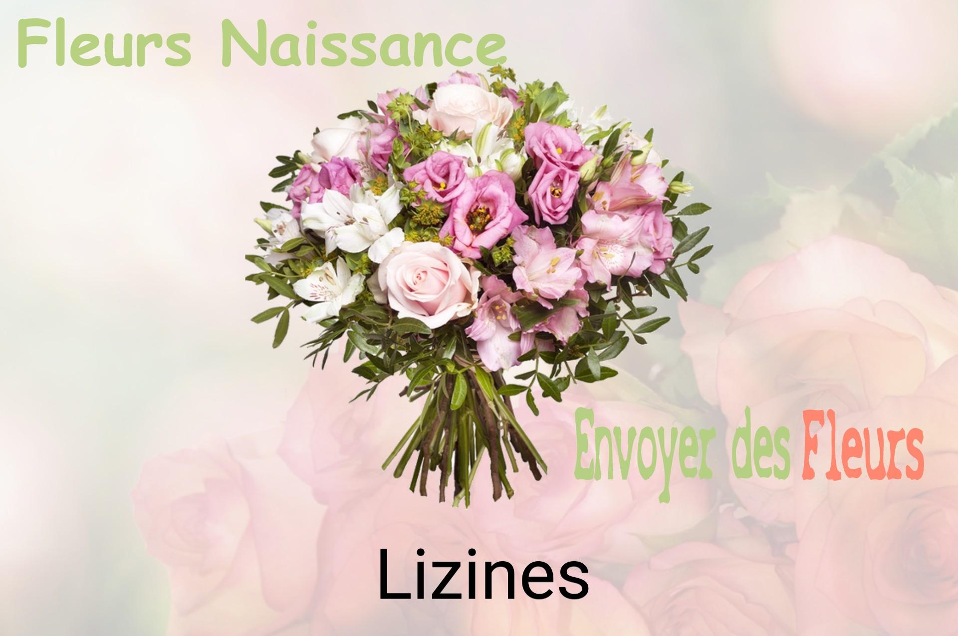 Bouquet de fleurs de naissance livré à Lizines